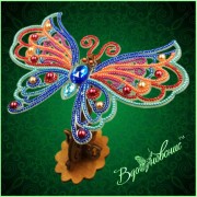 Набір для вишивки бісером Ажурна метелик 3D 089
