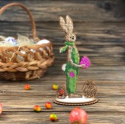 Набір для вишивки по дереву Кролик хлопчик