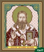 Рисунок на ткани для вышивки бисером Святой Евгений