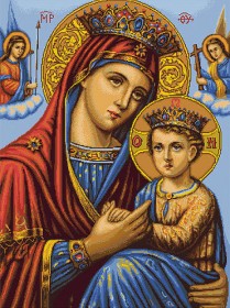 Набор для вышивки крестом Икона Божьей Матери Luca-S В428 - 3,219.00грн.