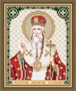 Схема вышивки бисером на авторской канве Святитель Лаврентий Туровский