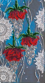 Набор для вышивания бисером Ночные цветы Абрис Арт АВ-780 - 861.00грн.