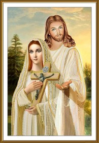 Набір для вишивки бісером Ісус і Марія 