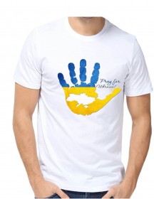 Чоловіча футболка для вишивкі бісером Молитва за Україну Юма ФМ-40 - 225.00грн.
