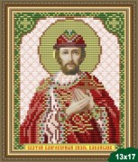 Малюнок на тканині для вишивання бісером Святий Владислав