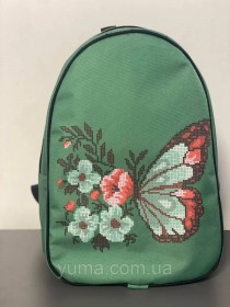 Рюкзак для вишивки бісером Метелик Юма Модель 3 №55 Зелений - 776.00грн.