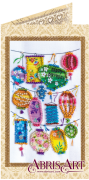 Набор-открытка для вышивки бисером Фонарики желаний