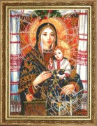 Набор для вышивки бисером Богородица с Иисусом (по картине Охапкина)