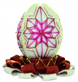 Набір для виготовлення іграшки з фетру Великоднє яйце