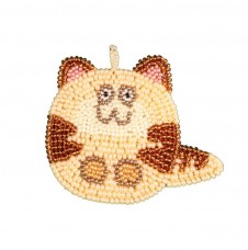 Набор для вышивки подвеса Ванильный кот Zoosapiens РВ2036