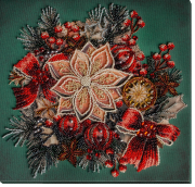 Набор для вышивки бисером на холсте Вкус Рождества 
