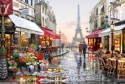 Набор для выкладки алмазной мозаикой Улочка Парижа