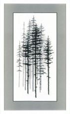 Набор для вышивки в смешанной техникой Туманный лес Cristal Art ВТ-1014