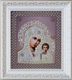 Набор для вышивки бисером Казанская Икона Божьей Матери. Венчальная пара