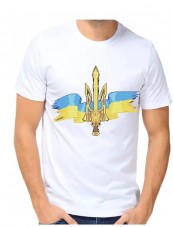 Мужская футболка для вышивка бисером Символ Украины Юма ФМ-42