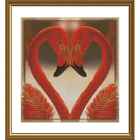 Набір для вишивки хрестом на канві з фоновим зображенням Справи сердешні  Новая Слобода (Нова слобода) СВ4508 - 232.00грн.