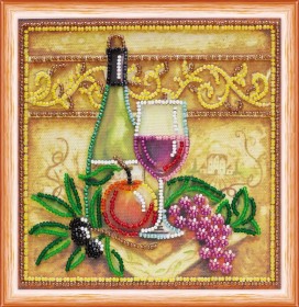 Набор для вышивки бисером Вино и виноград