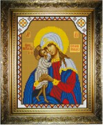 Рисунок на холсте для вышивки бисером Богородица Взыскание Погибших