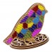 Набор для вышивки бисером по дереву Разноцветная птичка  Волшебная страна FLK-549