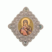 Набор для вышивки подвески Богородица Владимирская