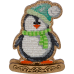 Набір для вишивки бісером по дереву Пінгвін