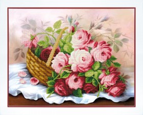 Набір для вишивки бісером Кошик квітів  Чарiвна мить  Б-753 - 1,053.00грн.