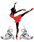  Схема вишивки бісером на атласі Балерина