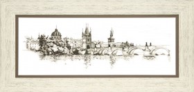 Набор для вышивания крестом Crystal Art Воспоминания о Праге