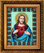 Набор для вышивки бисером Святое Сердце Иисуса
