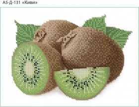 Схема для вышивки бисером на габардине Киви
