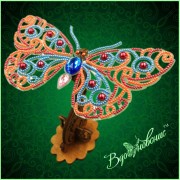 Набір для вишивки бісером Ажурна метелик 3D 088