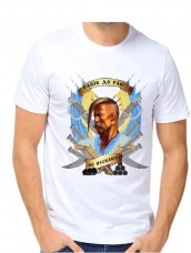 Мужская футболка для вышивка бисером Рабів до раю не пускають Юма ФМ-45