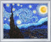 Набор для вышивки бисером Звездная ночь (по мотивам В. Ван Гога)