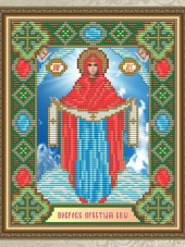 Набор для выкладки алмазной мозаикой Богородица Покрова Art Solo АТ5009
