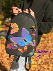 Рюкзак для вышивки бисером Бабочки Юма Модель 3 №15