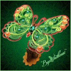 Набір для вишивки бісером Ажурна метелик 3D 085