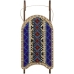 Набір для вишивки бісером по дереву Санчата сині з орнаментом