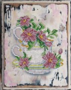 Набор для вышивания бисером Цветы 14