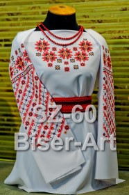 Заготовка для вышивки бисером Сорочка женская Biser-Art Сорочка жіноча SZ-60 (габардин) - 527.00грн.