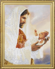 Набор для вышивки бисером Иисус с младенцем Картины бисером Р-368 - 703.00грн.