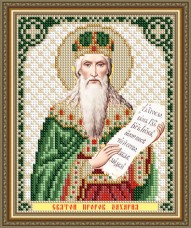 Схема вишивки бісером на авторській канві Святий Пророк Захарія
