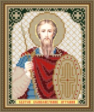 Схеми вишивки бісером на авторській канві Святий Великомученик Артемій
