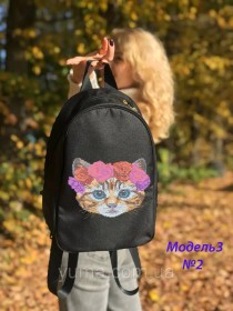 Рюкзак для вишивки бісером Кішка