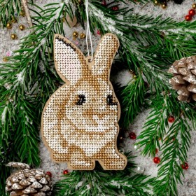 Набір для вишивання бісером по дереву Бежевий кролик Волшебная страна FLK-460 - 194.00грн.