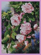 Набор для вышивки бисером Цветы в саду