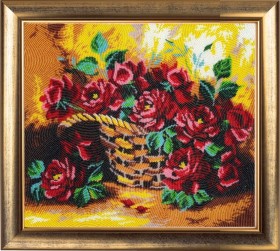 Набор для вышивки бисером Солнечные розы