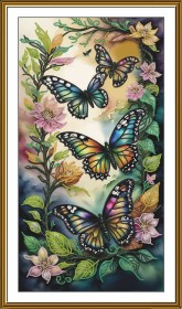 Набір для вишивки бісером Чарівні метелики  Новая Слобода (Нова слобода) ДК3378 - 735.00грн.