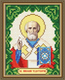 Набор для выкладки алмазной мозаикой Святой Николай Чудотворец Art Solo АТ6003 - 150.00грн.