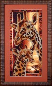 Набор для вышивки бисером Африка. Жирафы