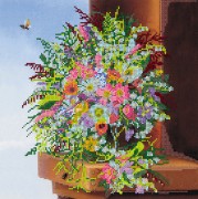 Рисунок на холсте для вышивки бисером Палитра лета